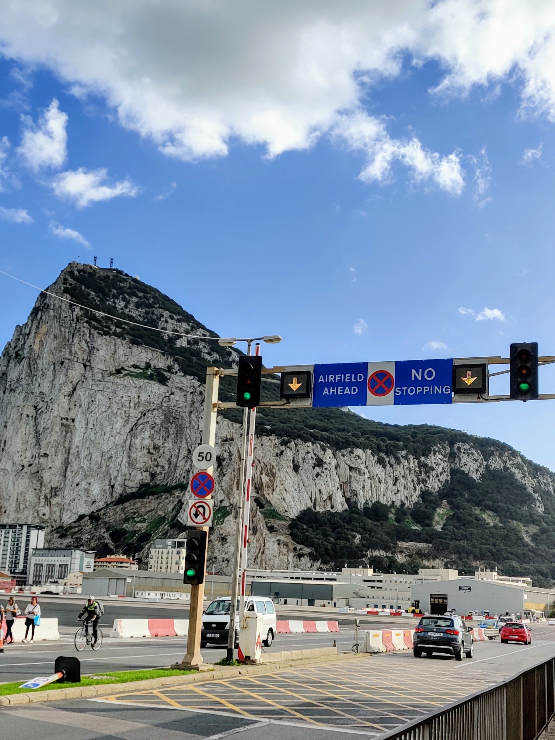 Runway of Gibraltar airport